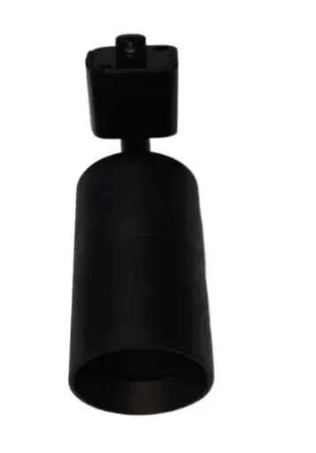 [LAM-EF-EF-9655-B] LAMPARA TIPO BALA PEQUEÑA GU10 (SIN BOMBILLO) COLOR NEGRO P/RIEL TRACK LIGHT EF-388 REF. EF-9655-B MARCA EFECTO
