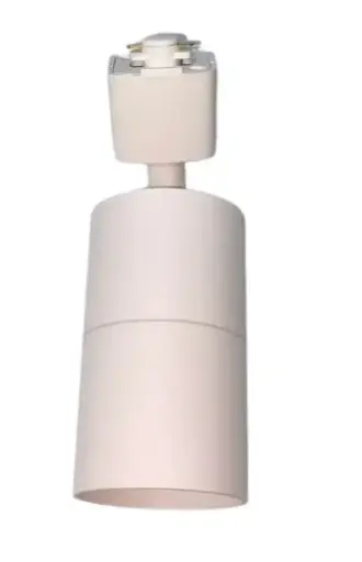 [LAM-EF-EF-9655-W] LAMPARA TIPO BALA PEQUEÑA GU10 (SIN BOMBILLO) COLOR BLANCO P/RIEL TRACK LIGHT EF-388 REF. EF-9655-W MARCA EFECTO