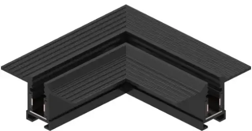 [UNI-EF-EF-685] UNION CONECTOR ANGULO HORIZONTAL NEGRO P/ RIEL ULTRADELGADO 681 EFECTO REF. EF-685 MARCA EFECTO 