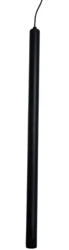 [LAM-LUM-LUM-785-6B] LAMPARA COLGANTE INTEGRADA 6W 3000K 24° 60CM CILINDRICA P/TECHO ULTRA DELGA NEGRO REF. LUM-785-6B LUMIND