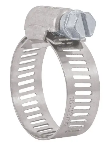 [ABR-FIE-44236] ABRAZADERA DE ACERO INOXIDABLE (5/8 X 1-1/4") C/TORNILLO UNIDAD MOD. AB-12 REF. 44236 MARCA FIERO