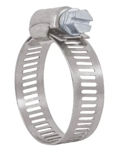 [ABR-FIE-44237] ABRAZADERA DE ACERO INOXIDABLE (3/4 X1-1/2") C/TORNILLO UNIDAD MOD. AB-16 REF. 44237 MARCA FIERO