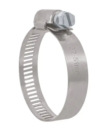 [ABR-FIE-44240] ABRAZADERA DE ACERO INOXIDABLE ( 1 1/2" X 2 1/4" ) C/TORNILLO UNIDAD MOD. AB-28 REF. 44240 MARCA FIERO