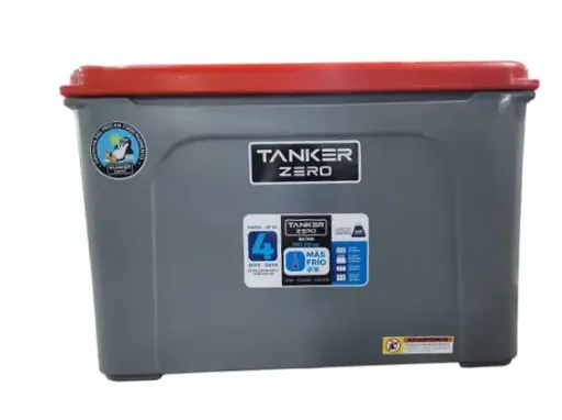 [CAV-RES-190LT.GR-NA] CAVA ZERO 190 LTS / TANKER ZERO COLOR GRIS CON TAPA NARANJA 89 X 61 X 56 CM REF. 01800013 MARCA RESINCA