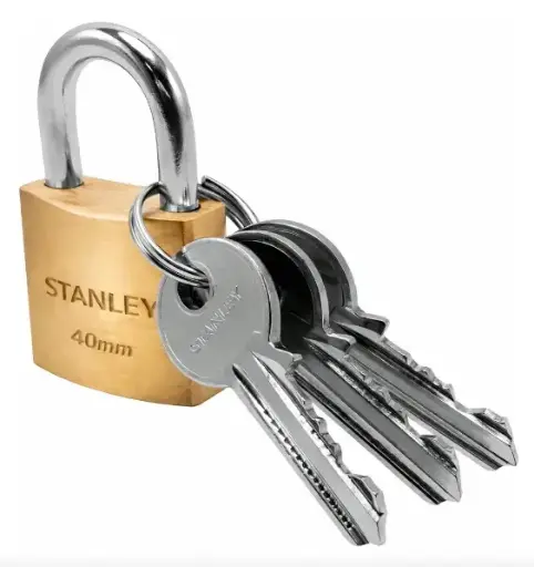 [CAN-STA-S742-031] CANDADO DE ARCO LATON 40 MM MOD. S742-031 REF. IND-C3110009 / 826360 MARCA STANLEY