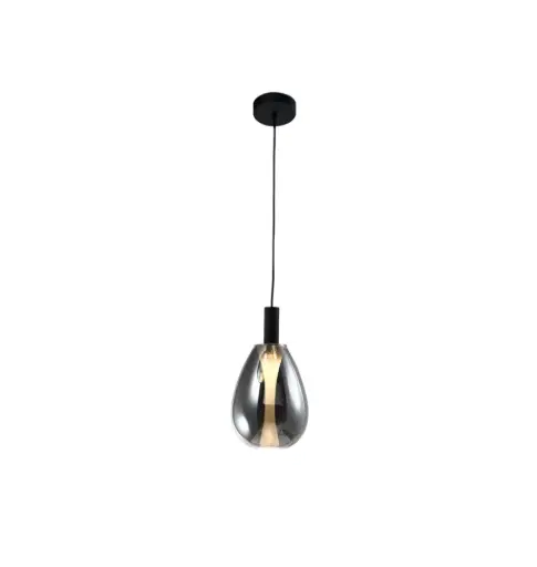 [LAM-KAS-DI-630-BK-30K-Z] LAMPARA COLGANTE 6W 3000K 14X26 CM C/ NEGRO REF. DI-630-BK-30K-Z MARCA KASALIGHT / ARTIG LIGHT 