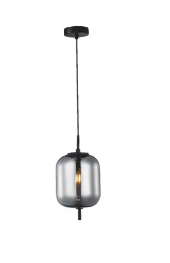 [LAM-KAS-DI-77-BK-Z] LAMPARA COLGANTE E27 C/ NEGRO REF. DI-77-BK-Z MARCA KASALIGHT / ARTIG LIGHT