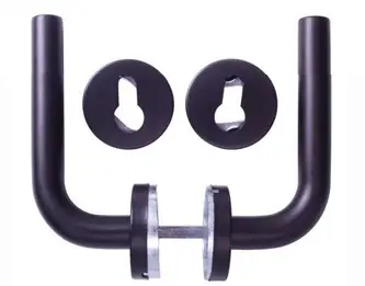 [MAN-UNI-MAN-H617] MANILLA DE ALUMINIO MOVIL/MOVIL PUERTAS PESADA MOD. L COLOR NEGRO COD. 023445 REF. MAN-H617 MARCA UNICITY