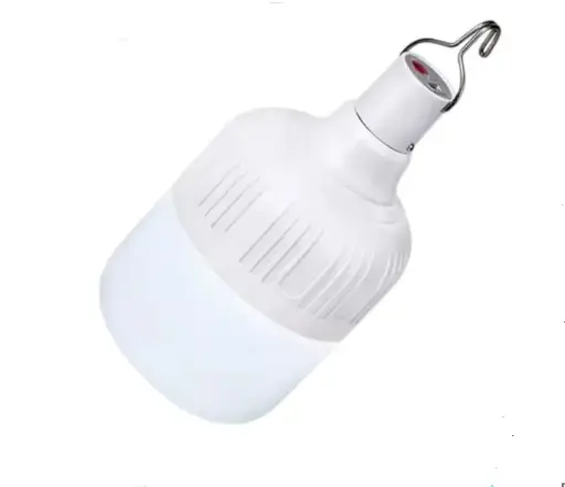 [BOM-VER-BRS-T956] BOMBILLO LED RECARGABLE CON GANCHO 40 W 400 LM 5V C/ CABLE USB ( 12 HORAS ) 3 TONOS REF. BRS-T956 COD. 090017 MARCA VERT