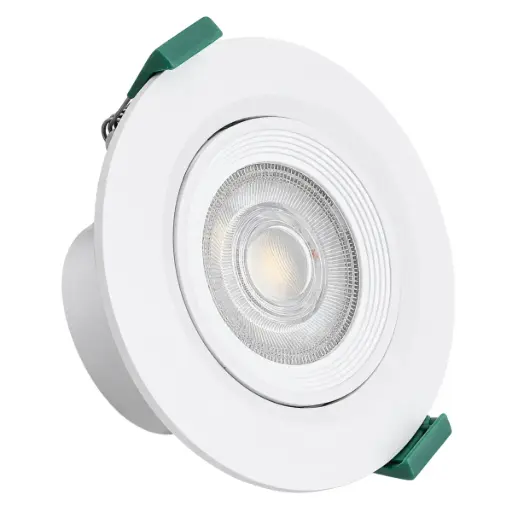 [LAM-LUC-3573T] LAMPARA LED SPOT INTEGRADO BASCULANTE REDONDO 7 W 3CCT 85-277V REF. 357 3T / 50109041 MARCA LUCERNA