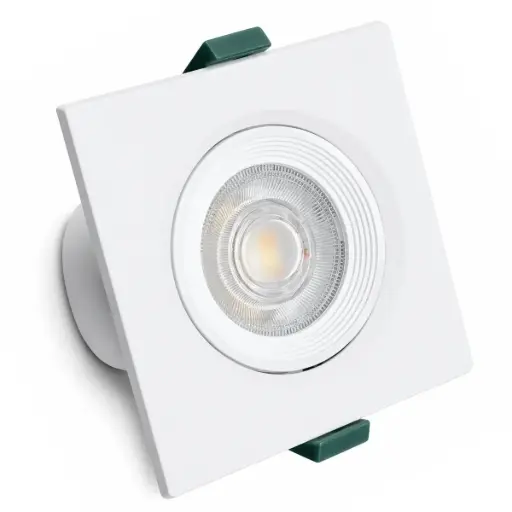 [LAM-LUC-357C3T] LAMPARA LED SPOT INTEGRADO BASCULANTE CUADRADO 7 W 3CCT 85-277V REF. 357C 3T / 50109042 MARCA LUCERNA