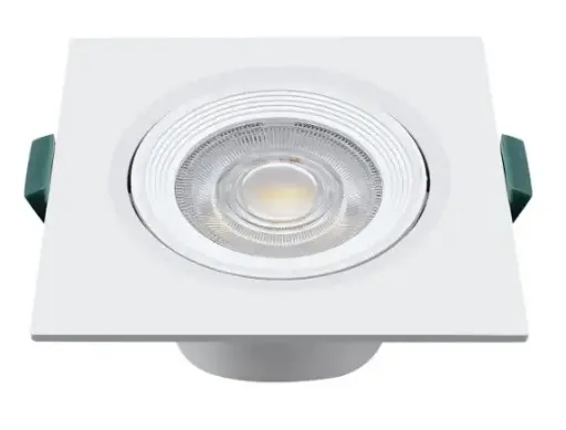 [LAM-LUC-357C3T] LAMPARA LED SPOT INTEGRADO BASCULANTE CUADRADO 7 W 3CCT 85-277V REF. 357C 3T / 50109042 MARCA LUCERNA