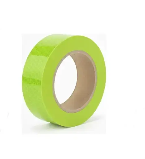 [CIN-HIG-HP-1394-FG] CINTA REFLECTIVA VERDE FLUORECENTE 1" X 5 MTS ( 25 MM X 5 MTS ) CON ADHESIVO REF. HP-1394-FG COD. 613945.VERDE.FLUOR MARCA HIGHPOWER