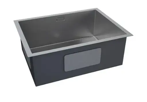 [FRE-NOV-NVFRG1222] FREGADERO 1 TINA ACERO INOX TOPE / EMPOTRAR 60 X 45 X 23 CM C/ SIFON + DESAGUE MOD. KITCHEN-PRO Z REF. NVFRG1222 MARCA NOVA