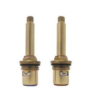 [VAS-FER-VAS-02] VASTAGO CARTUCHO CERAMICO LARGO FRIO Y CALIENTE ( BLISTER 2 UNDS ) P/ GRUPO DE DUCHA DE 21 ESTRIAS REF. VAS-02 / 050915 MARCA FERMETAL