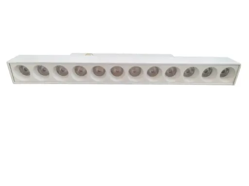 [LAM-ILU-LS204] LAMPARA LED LINEAL MULTISPOT 12W 48V 3CCT 2.2 X 21.6 CM IP20 1200LM BLANCO P/RIEL MAGNET. REF. LS204 MARCA ILUMINAK