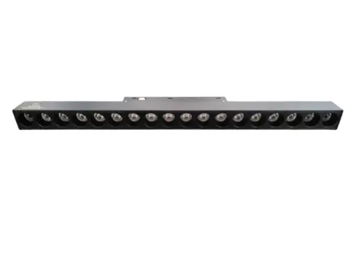 [LAM-ILU-LS205] LAMPARA LED LINEAL MULTISPOT 18W 48V 3CCT 2.2 X 32.3 CM IP20 1800LM NEGRO P/RIEL MAGNET. REF. LS205 MARCA ILUMINAK