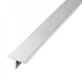 [PER-CEL-CEL-0160] PERFIL / FLEJE / LISTELO TIPO T DE ALUMINIO 10 X 8 MM  2.40 MTS PLATA BRILLANTE REF. CEL-0160 MARCA CELOSIAS