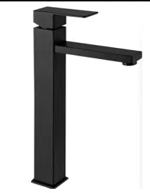 [GRI-UNI-GRI-541B] GRIFERIA MONOMANDO ALTO P/ LAVAMANOS CUADRADA NEGRO REF GRI-541B MARCA UNIQUE