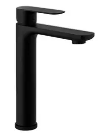 [GRI-UNI-GRI-590B] GRIFERIA MONOMANDO REDONDO ALTO P/ LAVAMANOS NEGRO MATE REF GRI-590B MARCA UNIQUE