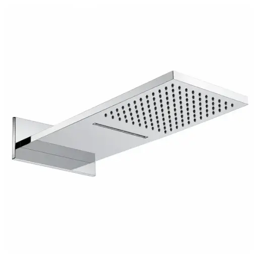 [DUC-EUR-MYDU-001] DUCHA / REGADERA PREMIUM DE PARED 2 FUNCIONES CASCADA Y LLUVIA MOD. MYKONOS COLOR CROMO REF. MYDU-001 MARCA EUROPA
