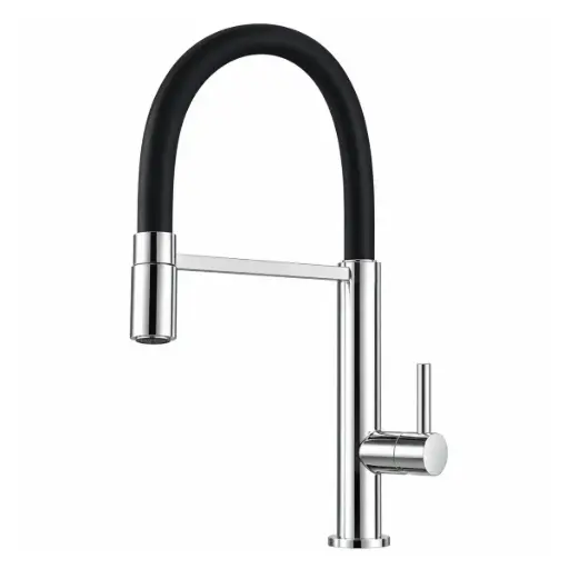 [GRI-EUR-GRICOC-009] GRIFERIA FREGADERO MONOMANDO MOD. MONACO ACABADO SATINADO REF. GRICOC-009 MARCA EUROPA 