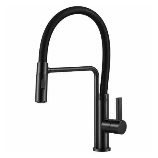 [GRI-EUR-GRICOC-014] GRIFERIA FREGADERO MONOMANDO MOD. MILAN ACABADO GUN METAL REF. GRICOC-014 MARCA EUROPA  