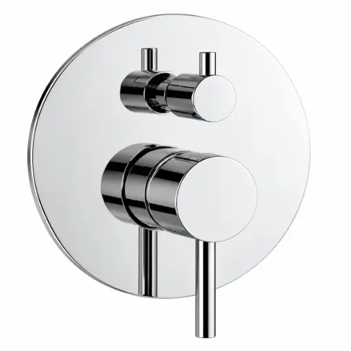 [GRI-EUR-GRUDU-009] GRIFERIA DUCHA MONOMANDO 2 FUNCIONES ( CON DESVIADOR ) MOD. TOLEDO COLOR CROMO REF. GRUDU-009 MARCA EUROPA