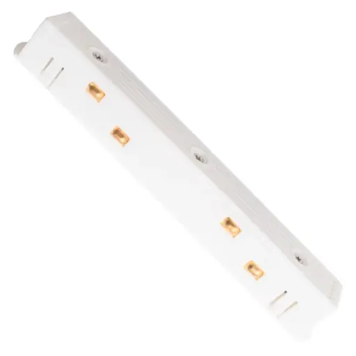 [ACC-LUM-LUM-943] ACCESORIO / ALIMENTADOR / CONECTOR DE CONTINUIDAD PARA RIEL TRACK LIGHT 48 V BLANCO REF. LUM-943 LUMIND