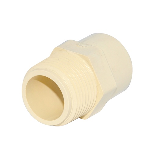 [ADA-SEM-CPV-AC15] ADAPTADOR MACHO DE CPVC AC DE 1/2" SOLDABLE REF. CPV-AC15 MARCA SEMILIC