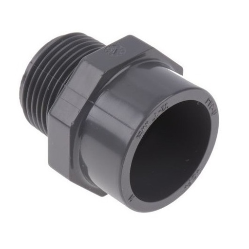[ADA-TUB-1010000385] ADAPTADOR MACHO DE PVC AF ASTM 4" REF. 1000000385 MARCA TUBRICA