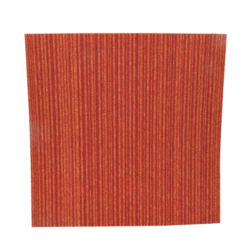 [ALF-DES-4301] ALFOMBRA MOD. ESSENCE STRIPE ( 0.50 X 0.50 CM ) COLOR ROJO CLARO REF. 4301 ( UNIDAD) MARCA DESSO