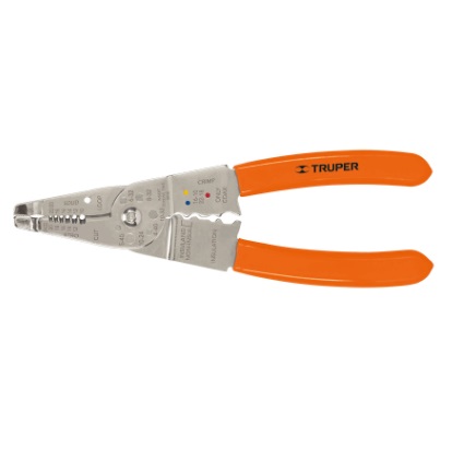 [ALI-TRU-17357] ALICATE PELA CABLE / CORTA TORNILLO 8" 4-40 /5-40/6-32/8-32 MOD.PE-CA-8 REF. 17357 MARCA TRUPER