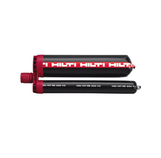 [ADH-HIL-2123404] ANCLAJE QUIMICO EPOXICO DE INYECCION ( ALTA CARGA ) HIT-RE 500 V3 500ML REF. 2123404 / 2267562 HILTI