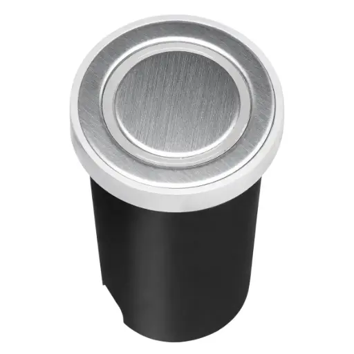 [APL-LUM-LUM-509] APLIQUE / LUMINARIA REDONDA PISO 2W 3000K 100-240V IP65 ACERO INOX.HOODS REF.LUM-509 MARCA LUMIND