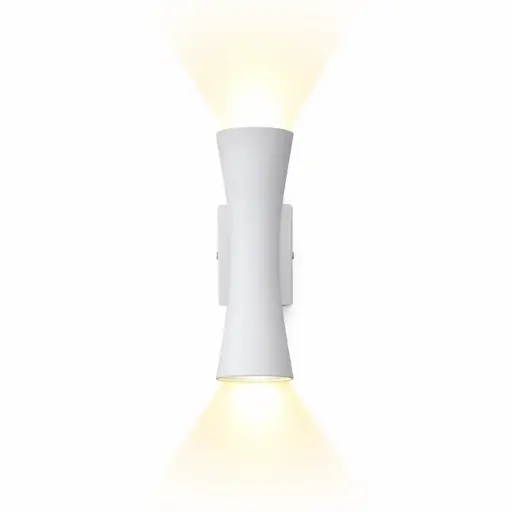 [APL-ILU-HY26063T] APLIQUE DE PARED EDON 6W 3 TONOS 85-265V IP65 BLANCO REF. HY26063T MARCA ILUMINAK