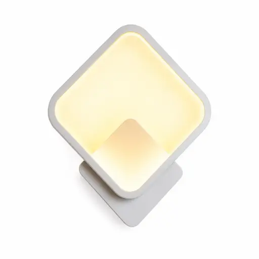 [APL-ILU-A3914WHWW] APLIQUE DE PARED EVO 14W 3500K IP20 22 CM X 25 CM COLOR BLANCO REF. A3914WHWW MARCA ILUMINAK