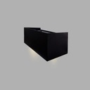 [APL-ILU-AHY80114] APLIQUE DE PARED SQUARE 3 12W 4500K  85-265V IP65 COLOR NEGRO REF. AHY80114 MARCA ILUMINAK