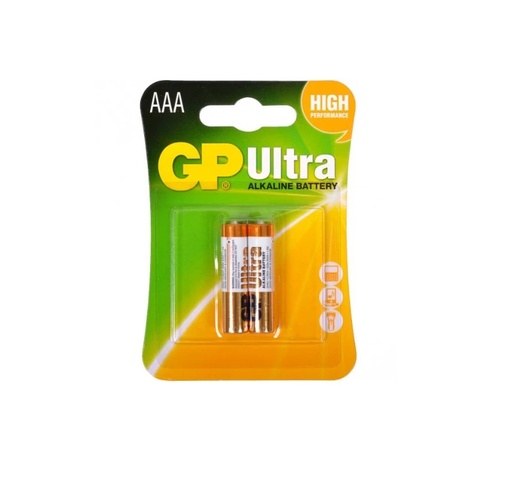 [BAT-GP-24AU-2UE2] BATERIA / PILA ALCALINA ULTRA AAA 1.5V ( BLISTER 2 UNDS) REF. GP24AU-2UE2 / 027642 MARCA GP