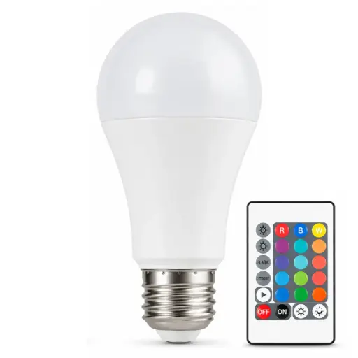 [BOM-HEA-BOM03091] BOMBILLO BULBO 9 W E27 A60 RGB CON CONTROL REF. BOM03091 COD. 175248 MARCA HEA LIGHT