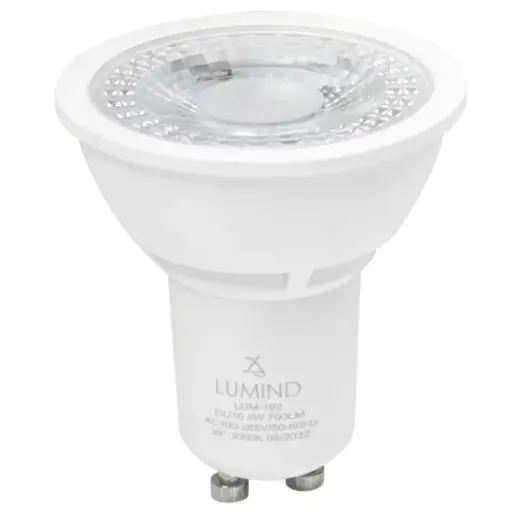 [BOM-LUM-LUM-192] BOMBILLO DICROICO LED GU10 8 W 3000 K 700 LM 50 - 60 HZ AC 100 -265 V REF- LUM-192 MARCA LUMIND