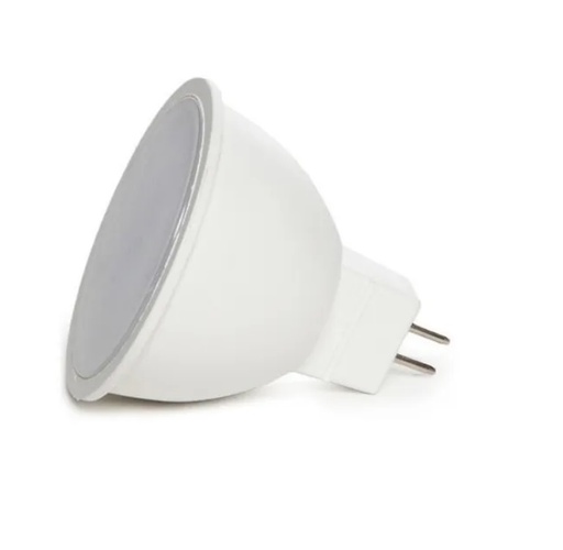 [BOM-LUC-5WBIPIN6K] BOMBILLO DICROICO LED MR16 5 W 6500 K 450 LM 50 - 60 HZ AC 100 -240 V COD. 131341 MARCA LUCERNA