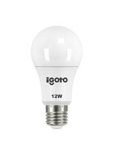 [BOM-IGO-IG-BL12W] BOMBILLO LED TIPO BULBO 12 W E27 6500 K 1176 LM REF. IG-BL12W MARCA IGOTO