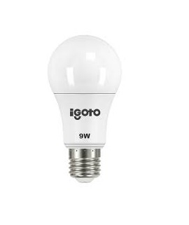 [BOM-IGO-IG-BL9W] BOMBILLO LED TIPO BULBO 9 W E27 6500 K 882 LM REF. IG-BL9W MARCA IGOTO