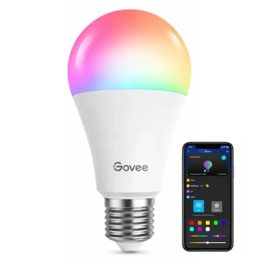 [BOM-GOV-7W] BOMBILLO LED TIPO BULBO A19 RGB SMART WIFI 7W 650 LM UNIDAD REF.H6001701 MARCA GOVEE