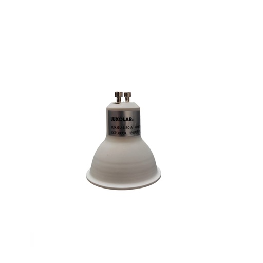 [BOM-LUX-GU.6.BC-A] BOMBILLO LED TIPO DICROICO ATENUABLE /DIMERIZABLE GU10 6W 4200K AC110V REF. DG.6.BC-A MARCA LUXOLAR