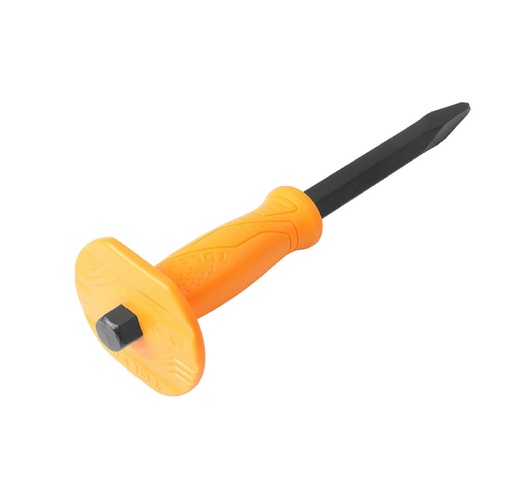 [CIN-TOL-25083] CINCEL PUNTA PLANA 22 X 16 X 250 MM MANGO MANGO DE GOMA REF. 25088 MARCA TOLSEN