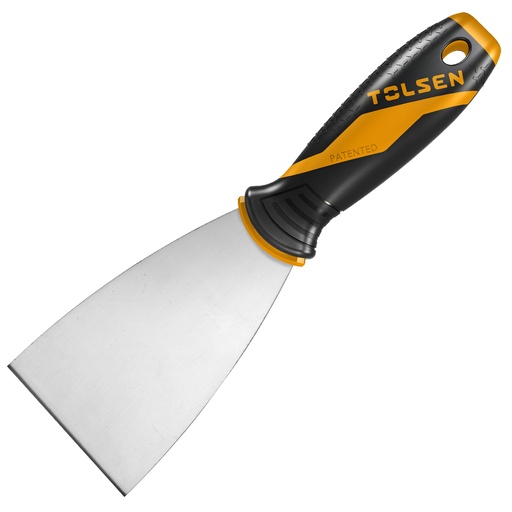 [ESP-TOL-40021] ESPATULA DE METAL MANGO DE GOMA 10" 250 MM REF. 40021 MARCA TOLSEN