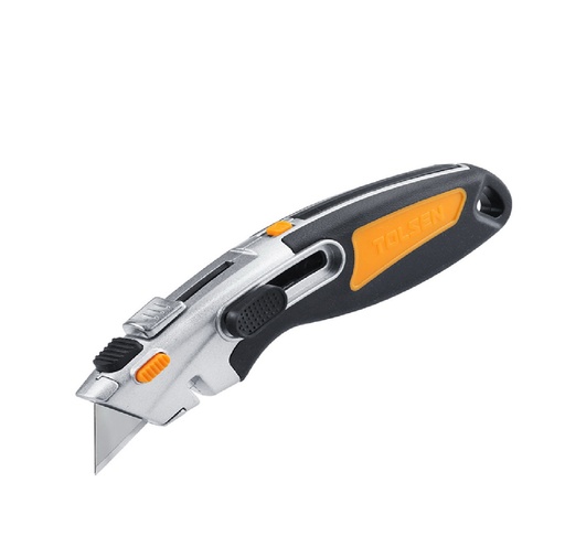 [EXA-TOL-30019] CUCHILLA - EXACTO DESMONTABLE 61 X 19 MM CUERPO ALIACION BLOQUEO AUTOMATICO REF:30019 MARCA TOLSEN