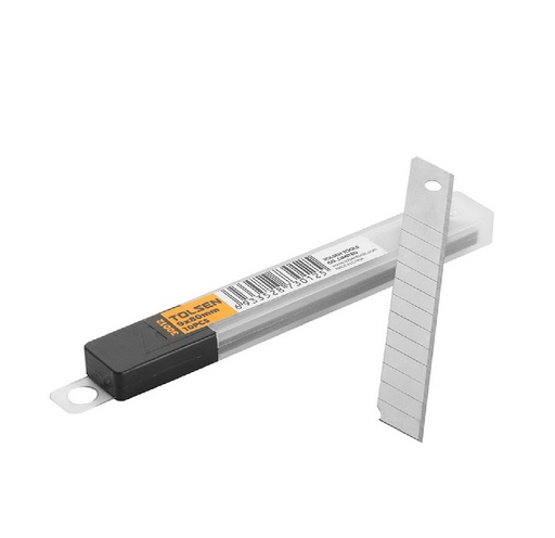 [CUC-TOL-30012] JUEGO DE CUCHILLA 10 PZAS DE 9 x 80 MM HOJA GROSOR 0,4MM REF. 30012 MARCA TOLSEN